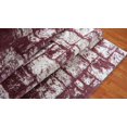 thumbnail image 5 of Ladole Rugs Contemporary Abstract Microfiber Shaggy Area Rug Cream- Rose Pink, 7x10 (6'5" x 9'5" , 200cm x 290cm), 5 of 5