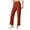 Orange, variant on LOVZFMLL Women's Jeans, Pants Casual Loose Straight Leg Wide Leg Cropped Denim Pocket Trousers White, L
