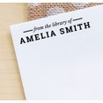 thumbnail image 3 of Printtoo Personalized Blue Self Inking Custom Teacher Library Stamp Custom Rubber Stamper-68 x 30 mm, 3 of 4