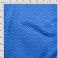 thumbnail image 4 of oneOone Polyester Spandex Medium Blue Fabric Abstract Fabric For Sewing Printed Craft Fabric By The Yard 56 Inch Wide, 4 of 4