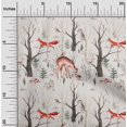 thumbnail image 2 of oneOone Cotton Poplin Red Fabric Deer Sewing Craft Projects Fabric Prints By Yard 42 Inch Wide, 2 of 5
