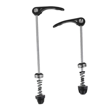 Pair of Quick Release for Wheel Hub Front and Rear Skewers Cycling Parts (Black)