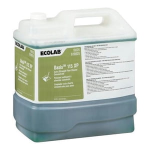 Ecolab Cleaner Floor Oasis 115 XP 9.46L/2.5 Gallon Extra Strength Alkaline Kitchen Floor Cleaner