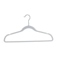 thumbnail image 1 of Mainstays-Adult 10PK Slim Hanger, Non-Velvet Plastic Hangers for Clothes, White Color, 1 of 7