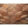 thumbnail image 2 of Drop-In, Glue-Up 2'x2' Faux Tin PVC Ceiling Tile In Aged Copper, Sample, 2 of 5