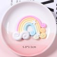 thumbnail image 2 of Jinsinto Soft Pottery Rainbow Micro Landscape Decoration Birthday Cake Diy Material Refrigerator Sticker Mobile Phone Case Accessories (20pcs, Random Color）, 2 of 5