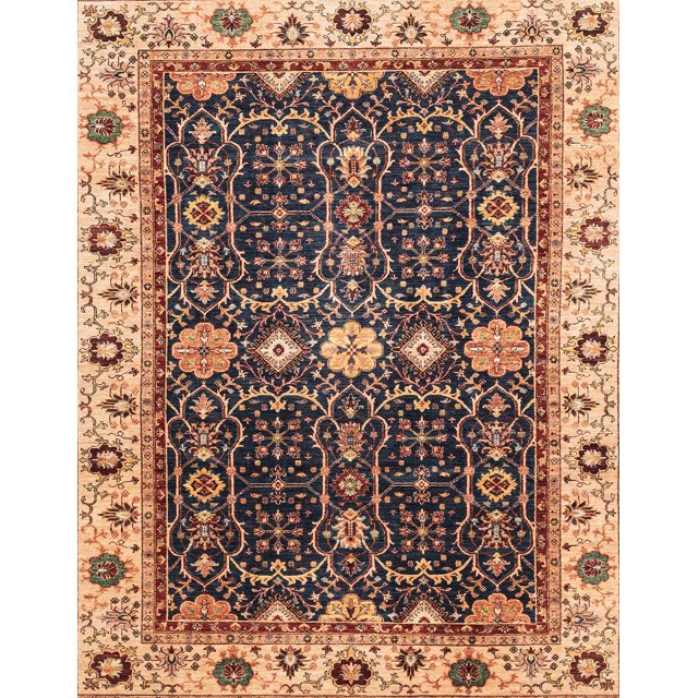 Ahgly Company Indoor Rectangle Abstract Red Brown Geometric Area Rugs, 4' x 6'