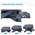 thumbnail image 4 of HOMCOM Repose-Pieds sous Bureau Ergonomique Réglable avec Surface Texturée de Massage, 3 Positions de Hauteur, Inclinaison à 30 Degrés, pour Maison, Bureau, 4 of 10