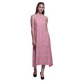 thumbnail image 1 of Bimba Feuilles Été Vacances Fête Col Licou Tenue de Plage Femme Dos Nu Robe-Grand, 1 of 6
