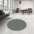 thumbnail image 4 of Ahgly Company Machine Washable Indoor Round Transitional Purple Area Rugs, 3' Round, 4 of 7