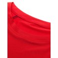 thumbnail image 3 of CVLIFE Chandails de Compression pour Hommes Col Rond Hauts d'Été Manches Longues T-shirt de Sport Décontracté Couleur Unie T-shirt Moulant Tee de Culturisme Rouge P, 3 of 4