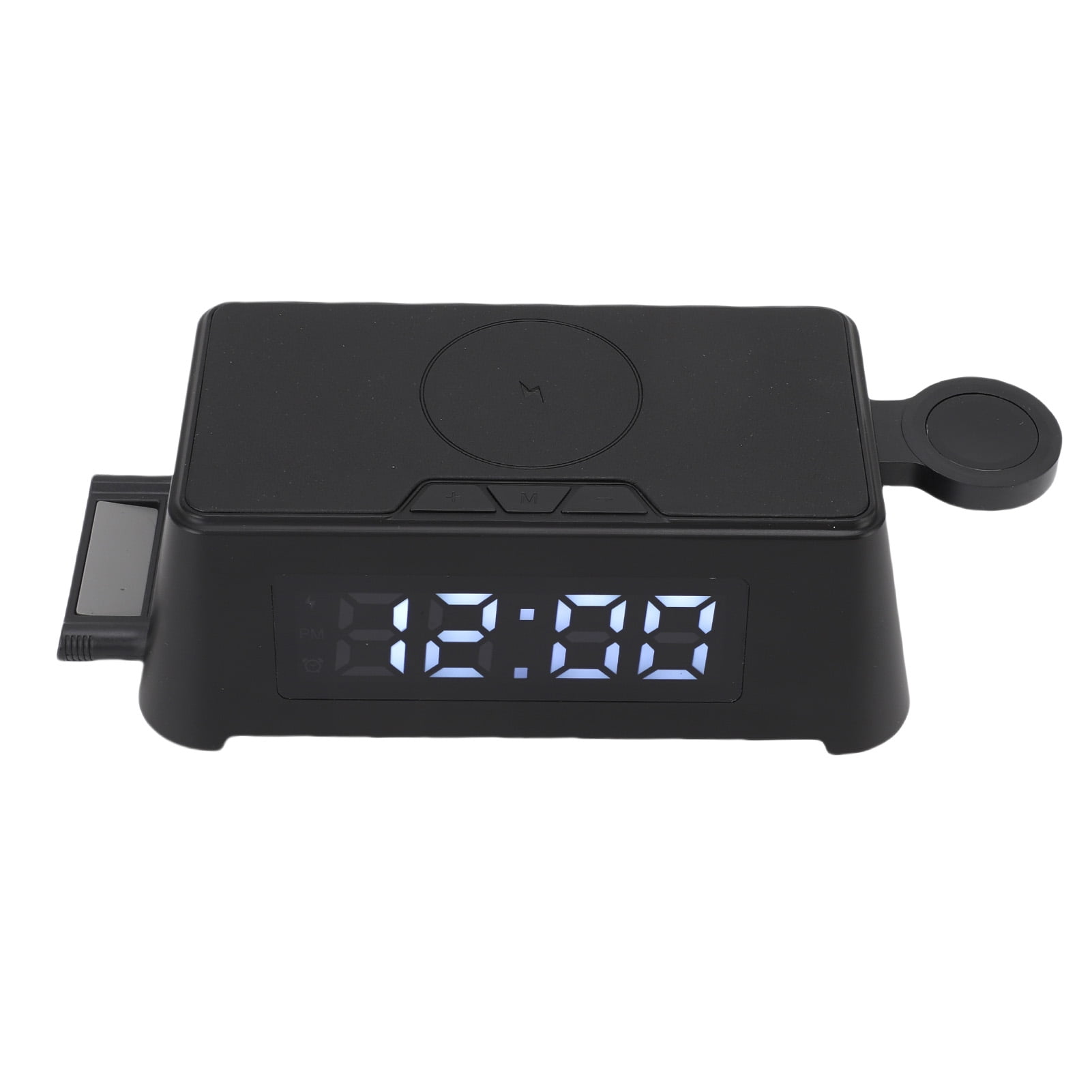 Alarm Clock Wireless Charger, Time Data Display Temperature Display Wireless Charger  for Phone