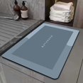 thumbnail image 2 of GROWTH TANK Anti Slip Shower Rug Bathroom Mats Floor Mat Carpet Non Slip Bath Tub Rugs Rectangle Blue L, 2 of 7