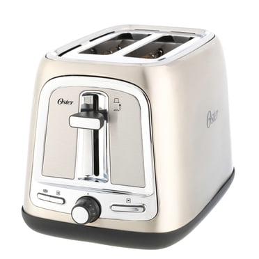 Oster 2 Slice Extra-Wide Slot Toaster, Stainless Steel