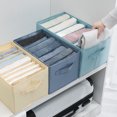 thumbnail image 3 of Aofa Wardrobe Clothes Organizer, Drawer Organizers For Clothing,Clothes Organizer For Folded Clothes,Mesh Storage Compartment Storage For Underwear Thin Jeans Pants T-Shirts Legging, 3 of 6