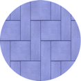 thumbnail image 1 of Ahgly Tapis Rond Lavable en Machine Intérieur Jour Transitionnel Bleu Ciel, 5 Pieds Rond, 1 of 7