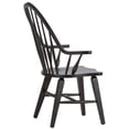 thumbnail image 4 of Liberty Furniture Hearthstone Ridge Windsor Back Arm Chair, Black (Set of 1), 4 of 7