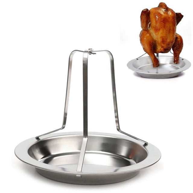 Chicken Rack Stainless Steel Roaster Rack Chicken Roaster with Drip Pan