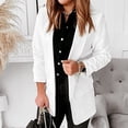 thumbnail image 4 of Aqestyerly Manteau Blazer Uni pour Femme, Veste Mode à Col Rabattu à Manches Longues HWRETIE, 4 of 9
