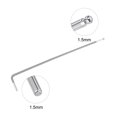 thumbnail image 3 of Unique Bargains 1.5mm Ball End Hex Key Wrench, L Shaped Long Arm S2 Steel Repairing Tool 4 Pack, 3 of 5
