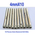 thumbnail image 3 of 10 Pc 4mm Diamond Coated Drill Bits Set Hole Saw Cutter Tool Glass Granite Tile, 3 of 6