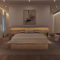 thumbnail image 2 of Lido Extended Headboard with Integrated Shelves and Lighting, 2 of 7