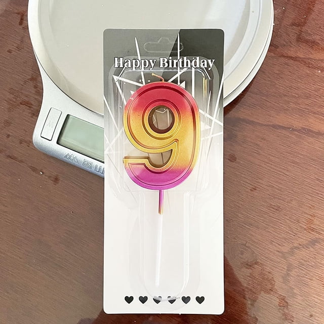 kurtrusly Bougies d'Anniversaire Numériques
