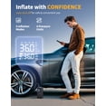 thumbnail image 4 of VacLife Cordless Tire Inflator Portable Air Compressor - Air Pump for Car Tires 150 psi, 4 of 5