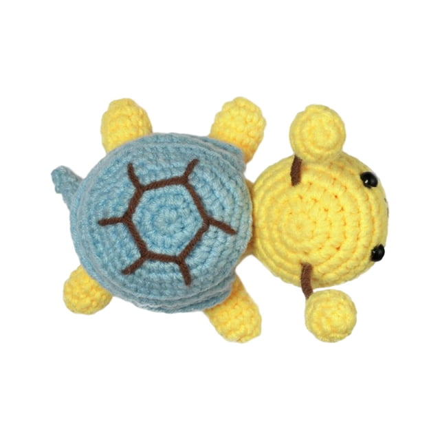 Rongfmy DIY Animal Doll Turtle Hand Knitting Toy Sewing Craft Birthday Gift Easy to Use