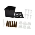 thumbnail image 4 of DYNWAVECA Hydroponics Growing System Kit, Gardening System High Performance Indoor Hydroponic Sturdy Hydroponics Grower Kit for Outdoor Black, 4 of 9