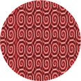 thumbnail image 1 of Ahgly Company Machine Washable Indoor Round Transitional Red Area Rugs, 5' Round, 1 of 7