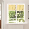 thumbnail image 4 of D-76 Yellow Car Sunshade Rear Window Universal Suction Cup Shades For Sun Protection Pair Of Window Side Curtains Easy Install Light Blocking For Vehicles 39 X 59 Inches, 4 of 6