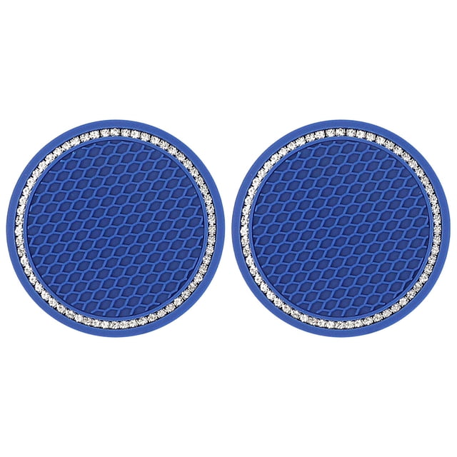 Dvkptbk Coasters 2Pcs Car Diamond Cup Mat Bottle Seat Cushion Non-Slip Cushion Kitchen Gadgets