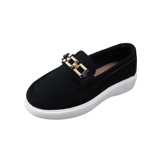 Tauxra Women Loafers for Work and Casual, Comfortable Slip on Shoes for Women with Cushioned Insole, Non Slip Walking Shoes for Women with Round Toe and ClassiTop