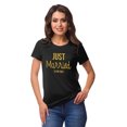 thumbnail image 1 of Inkdotpot T-Shirt Personnalisé pour Femmes Juste Mariés Annonce de Mariage, 1 of 8