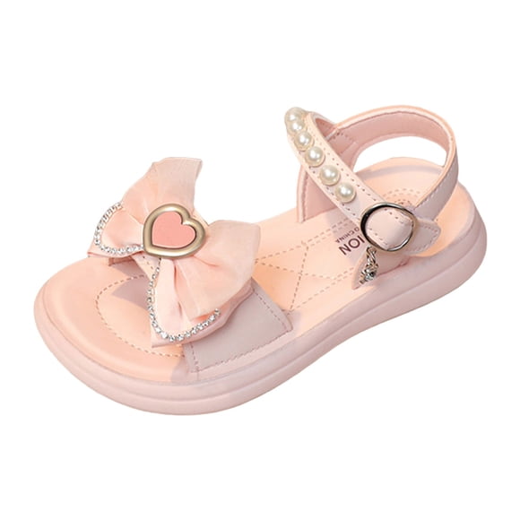Pantoufles pour Tout-Petits, Sandales Souples Confortables à Semelle Épaisse pour Filles, Pantoufles à la Mode pour Enfants, Légères pour l'Extérieur et l'Intérieur, Pantoufles pour Enfants, Rose, 4,5-5 Ans