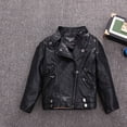 thumbnail image 2 of 2025 Spring Pu s Jackets for Dresses Jacket Motorcycle Coat Bright Puffy Jacket for Boy Bright, 2 of 6