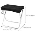 thumbnail image 4 of HLONK 2 Pcs Chaise de Camping Tabouret Pliant Compact Équipement de Jardin Tabourets Portables Banc Rétractable Pêche Voyage, 4 of 6