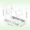 thumbnail image 3 of Pull Out Trash Can Under Cabinet, Adjustable Slide Out Shelf for Kitchen Trash Can Under Sink, 3 of 7