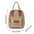 thumbnail image 3 of FeiraDeVaidade New Trendy Mini Backpack Female Korean Version Fashion Canvas Student Handbag Travel Small Backpack, 3 of 6