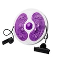 thumbnail image 1 of Pull Rope Waist Trainer for Home Gym, Rotating Waist Exercise Machine with ABS Plastic Build, Portable Fitness Equipment for Full Body Workout Massage and Weight Loss, Purple, 1 of 1