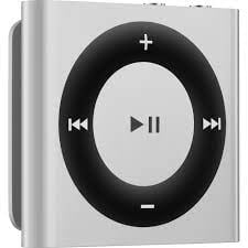 Used Apple iPod Shuffle 4th Generation 2GB Silver , MP3 Player, Like New, (MD778LLA, MKMGS22LA)