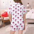 thumbnail image 5 of Luvoko Ensemble de Pyjama 2 Pcs pour Enfants Imprimé Graphique Chemise à Manches Courtes Boutonnée Shorts Pyjama, 5 of 5