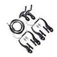 thumbnail image 3 of Bicycle Front and Rear V Brake Set, Cold Resistant Black Aluminum Alloy Bike V Brake Set  for Outdoor Cycling, 3 of 8
