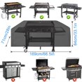 thumbnail image 2 of All Weather Griddle Cover for 36 Inch BBQ Grill Windproof and Waterproof Design, 2 of 8