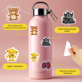 thumbnail image 3 of YEZDIX 35pcs 50pcs Multicolor Teddy Bear Robot Balloon Stickers for Laptops, 3 of 5