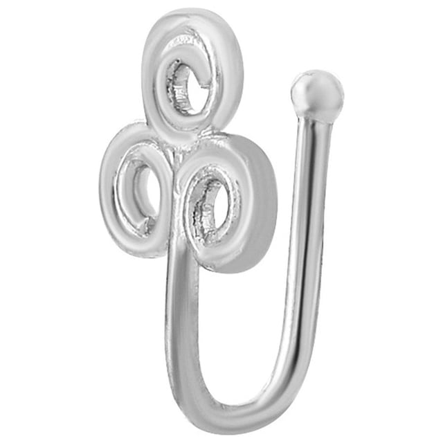 XZNGL Clip On Nose Rings for Women Non-Pierced Nose Hoop Ring Adjust Nose Cuff