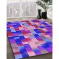 thumbnail image 3 of Ahgly Company Tapis d'Intérieur Rectangulaire Transitionnel Lavable à la Machine, Lilas Violet Riche, 6 Pieds x 9 Pieds, 3 of 7