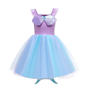 Little Girl's Mermaid Costume – Birthday Parties, Halloween or Dress-Up