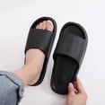 thumbnail image 2 of Kcodviy Couples Men Shower Room Leather House Slippers for Men Home Non Slip Breathable Bears Slippers for Men Soft Sole Shoes Slipper Bunny Slippers for Men Comfortable Flat Shoes, 2 of 8